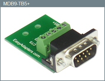 Male DB-9 5-Position Adapter