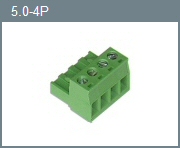 5.0mm 4-Position Pluggable Terminal Block