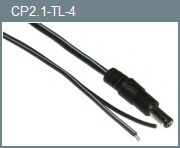 2.1mm Coaxial Plug 4-Foot Power Cord