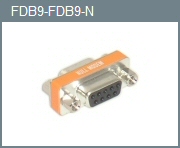 DB-9 F/F Mini Null Modem Adapter