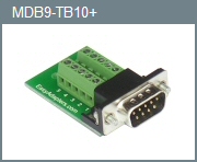 Male DB-9 10-Position Adapter