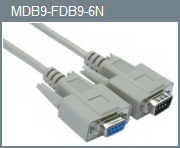 DB-9 M/F 6-Foot Null Modem Cable