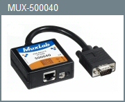 MuxLab 500040 VGA Male HD-15 Balun (Source Side)