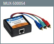 MuxLab 500054 Component Video/IR Pass-Thru Balun